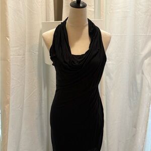 Helmut Lang Black Strapless Dress